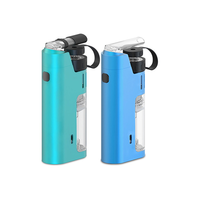 Изогнутая стеклянная ручка 3000mah вапоризатора концентрата мундштука плещется воск Vape